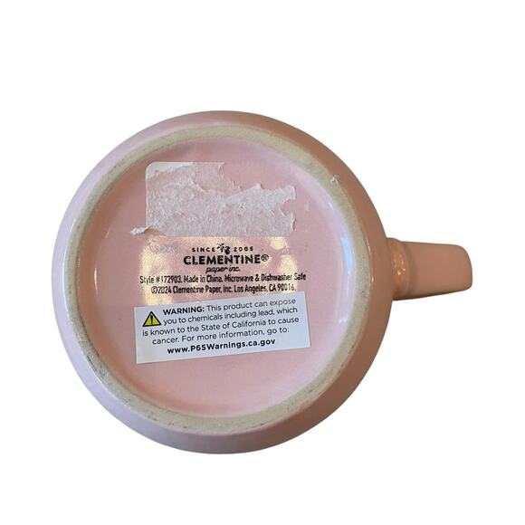 NEW Clementine CATS Pink Christmas Mug Set of 2 Ceramic 16oz Holiday - Picture 10 of 15